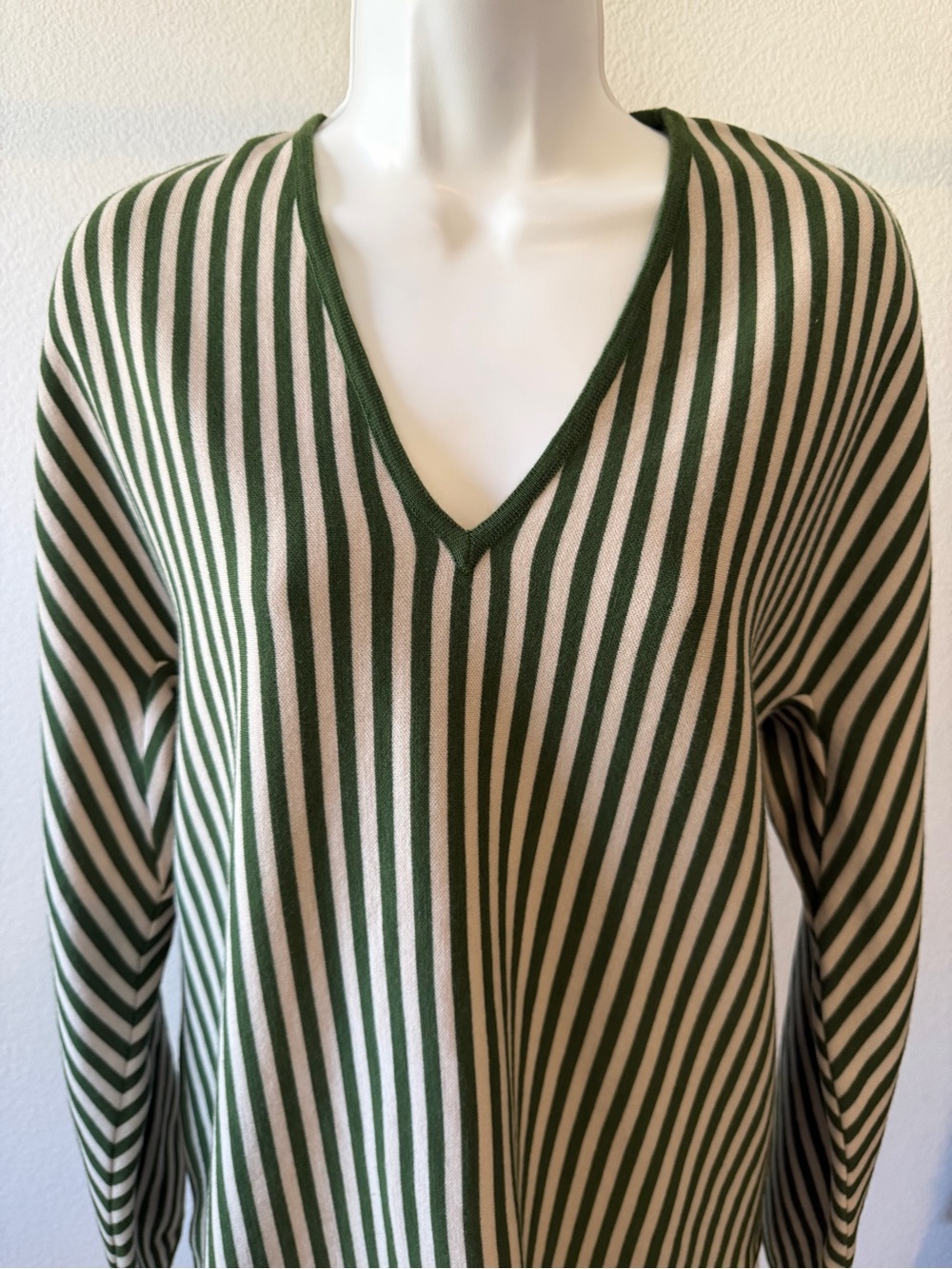 Vintage Cyrano by Sebastian Wool Striped Sweater Size Medium - Picture 3 of 10